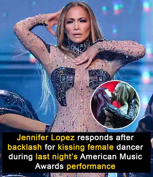 Jennifer Lopez explains herself after ire for ‘lesbian kiss’ at AMAs