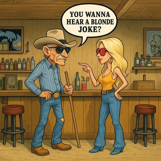 A Blind Cowboy Walks In…