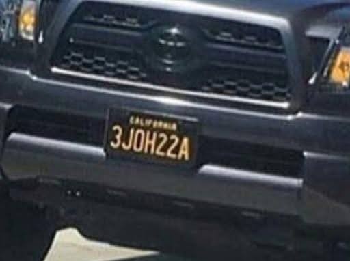 The Hidden Message On This California License Plate Has Gone Viral
