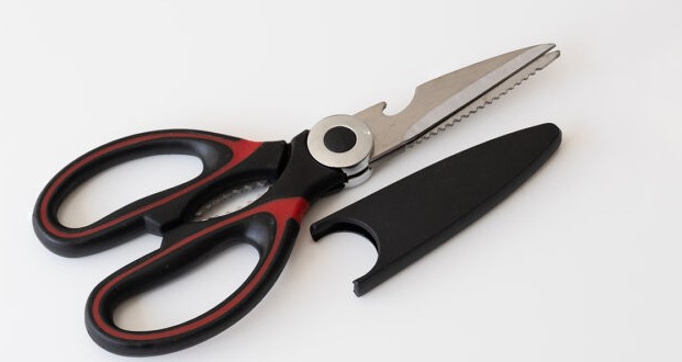 Surprising purpose of the metal teeth between scissors