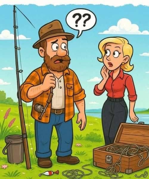 A man calls his wife