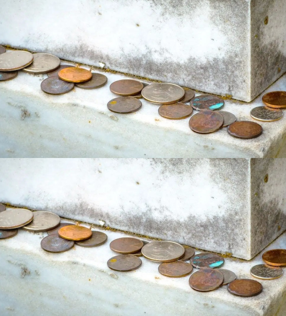 The Significance of Placing Coins on Gravestones