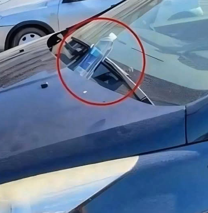 If you find a plastic bottle left on the hood of your car, be careful, you could be in danger